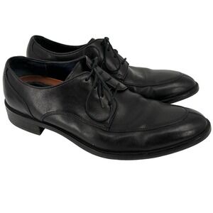 Cole Haan Grand.OS Lenox Hill Black Leather Oxford Dress Shoes Men's Size 10